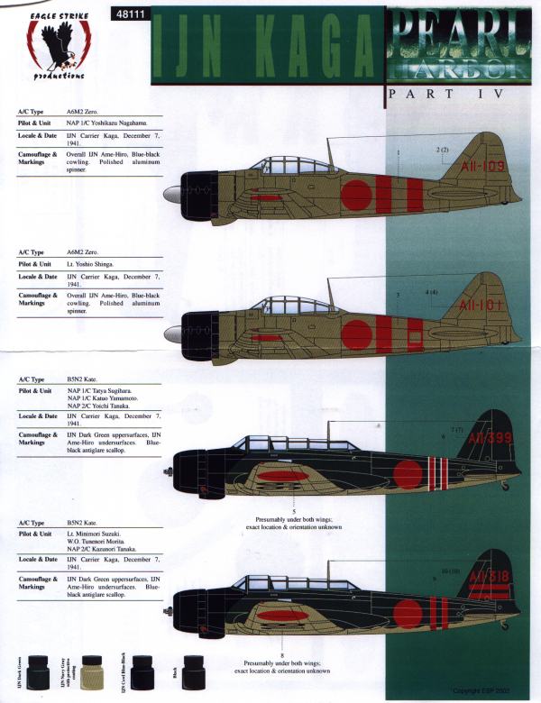 Eagle Strike Productions 48111 PEARL HARBOUR PARTIE IV Plastic models 1:48