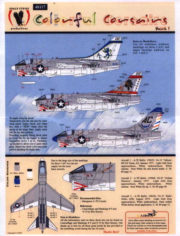 COLORFUL CORSAIRS PARTIE I