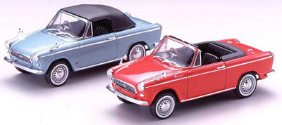 Ebbro 43715 DAIHATSU COMPAGNO SPYDER 1965 Miniatures 1:43