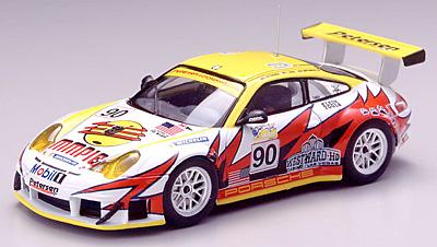 Ebbro 43777 Porsche 911 GT3 RSR Le Mans 05 #90 WH. LIGHTNING Miniatures 1:43 Ebbro 43777 Porsche 911 GT3 RSR Le Mans 05 #90 WH. LIGHTNING Miniatures 1:43
