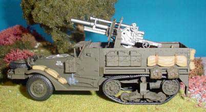 Edison Giocattoli 850421 M3 GUN MOTOR CARRIAGE US 1944 Miniatures 1:43