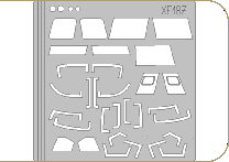 Eduard XF187 SA-365N Dauphin Plastic models 1:48