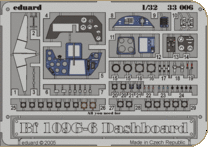 Eduard 33006 Bf 109G-6 dashboard 1/32 Plastic models 1:32 Eduard 33006 Bf 109G-6 dashboard 1/32 Plastic models 1:32