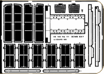 Eduard 48140 He 111 bomb bay Maquettes 1:48 Eduard 48140 He 111 bomb bay Maquettes 1:48