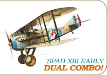 Eduard 2105 Spad XIII early DUAL COMBO 1/72 Plastic models 1:72 Eduard 2105 Spad XIII early DUAL COMBO 1/72 Plastic models 1:72
