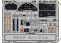 Eduard FE378 F9F-2 Panther interior self adhesive Plastic models 1:48 Eduard FE378 F9F-2 Panther interior self adhesive Plastic models 1:48
