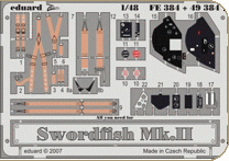Eduard FE384 Swordfish Mk.II self adhesive Plastic models 1:48 Eduard FE384 Swordfish Mk.II self adhesive Plastic models 1:48