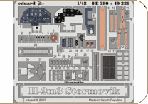 Eduard FE380 Il-2m3 Stormovik self adhesive Plastic models 1:48 Eduard FE380 Il-2m3 Stormovik self adhesive Plastic models 1:48