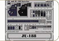Eduard FE400 Ju 188E interior self adhesive Plastic models 1:48 Eduard FE400 Ju 188E interior self adhesive Plastic models 1:48