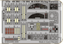 Eduard SS295 B-17E/F Flying Fortress s.adh. Plastic models 1:72 Eduard SS295 B-17E/F Flying Fortress s.adh. Plastic models 1:72