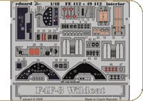Eduard FE412 F4F-3 Wildcat interior s.adh Plastic models 1:48 Eduard FE412 F4F-3 Wildcat interior s.adh Plastic models 1:48