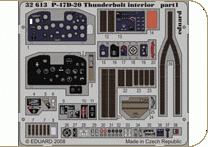 Eduard 32613 P-47D-20 Thunderbolt interior s.adh. Plastic models 1:32 Eduard 32613 P-47D-20 Thunderbolt interior s.adh. Plastic models 1:32