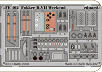 Eduard FE402 Fokker D.VII Weekend Plastic models 1:48 Eduard FE402 Fokker D.VII Weekend Plastic models 1:48