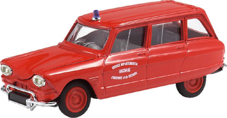 Eligor 100450 CITROEN AMI 6 POMPIERS Miniatures 1:43 Eligor 100450 CITROEN AMI 6 POMPIERS Miniatures 1:43