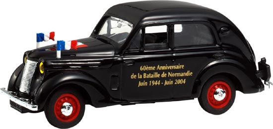 Eligor 100904 RENAULT JUVAQUATRE 60 eme anniversaire BATAILLE de NORMANDIE Miniatures 1:43