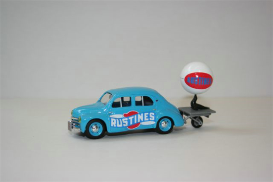 Eligor 101042 RENAULT 4 CV RUSTINE AVEC REMORQUE Miniatures 1:43 Eligor 101042 RENAULT 4 CV RUSTINE AVEC REMORQUE Miniatures 1:43