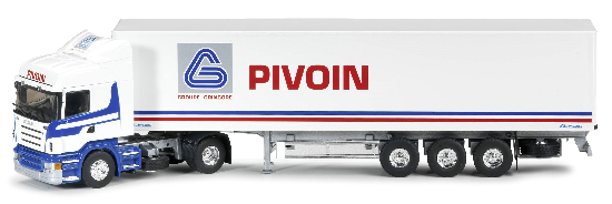 Eligor 112981 SCANIA SERIE R HIGHLINE SEMI CHEREAU PIVOIN Miniatures 1:43 Eligor 112981 SCANIA SERIE R HIGHLINE SEMI CHEREAU PIVOIN Miniatures 1:43