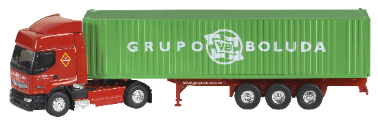 Eligor 112999 RENAULT PREMIUM DCI ET CONTAINER BOLUDA Miniatures 1:43 Eligor 112999 RENAULT PREMIUM DCI ET CONTAINER BOLUDA Miniatures 1:43