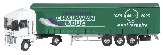 RENAULT MAGNUM 4 SEMI TAUTLINER FRUEHAUF CHALAVAN ET DUC