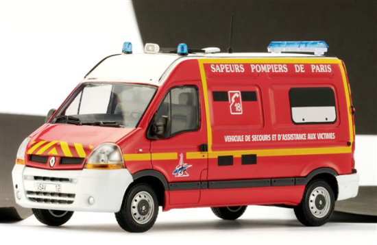 Eligor 113066 RENAULT MASTER BSPP VERSION EUROPEENNE VSAV 12 Miniatures 1:43 Eligor 113066 RENAULT MASTER BSPP VERSION EUROPEENNE VSAV 12 Miniatures 1:43