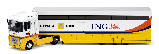 Eligor 113352 RENAULT TRANSPORT F1 RENAULT compétition 2007 Miniatures 1:43 Eligor 113352 RENAULT TRANSPORT F1 RENAULT compétition 2007 Miniatures 1:43