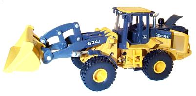 John Deere 624 J chargeur pneus
