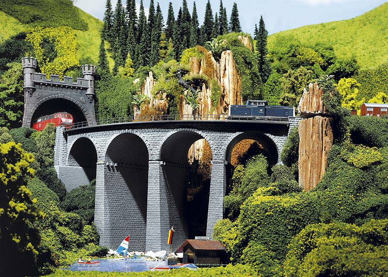 Faller 120485 VIADUC 2 VOIES 120485 HO Maquettes 