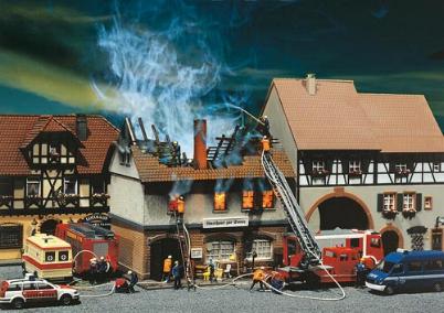 RUINE INCENDIE AUBERGE HO