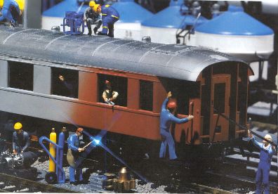 Faller 130966 ATELIER DE WAGONS 130966 HO Plastic models 