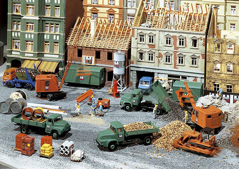 Faller 130984 CHANTIER BATIMENTS TRAVAUX HO Maquettes 