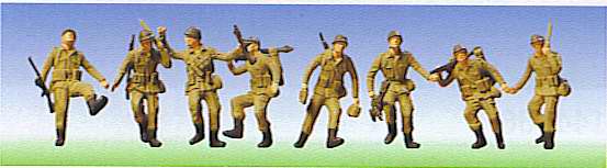 SOLDATS SUR LA TERRAIN HO