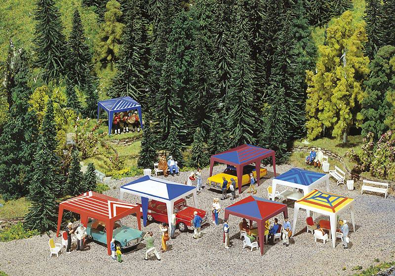 Faller 232207 TENTES + MOBILIER JARDIN 2207 N Plastic models 