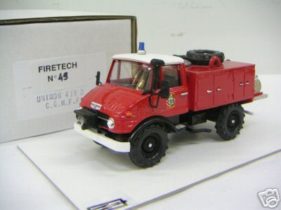 Firetech 49 MERCEDES UNIMOG 421 FEUX de FORET Miniatures 1:43