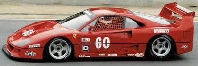 Fly car 88337 FERRARI F40 LAGUNA SECA 1989 Die cast 