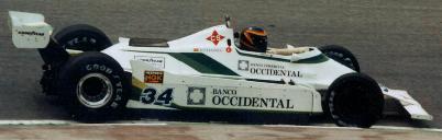 Flyslot cars LF01102 WILLIAMS FW07 GRANG PRIX ESPAGNE 1980 VILLOTA Die cast 
