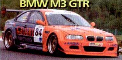 BMW M3 GBTR + décalque 2 Voitures E280