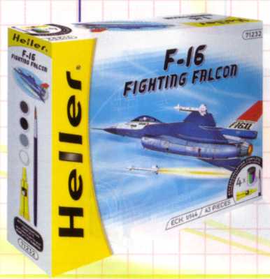 Heller 49904 F 16 FIGHTING FALCON K3 Maquettes 1:144 Heller 49904 F 16 FIGHTING FALCON K3 Maquettes 1:144