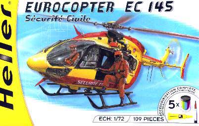 Heller 50375 EUROCOPTER EC 145 SECURITE CIVILE Maquettes 1:72