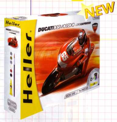 Heller 50912 DUCATI DESMOSEDICI CAPIROS.K6 Plastic models 