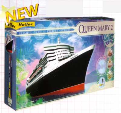 Heller 52902 QUEEN MARY II Plastic models 1:600