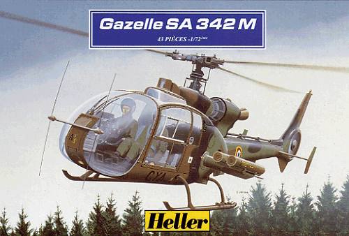 Heller 80284 GAZELLE SA 342 M Maquettes 1:72