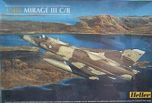 Heller 80411 MIRAGE III C/B Plastic models 1:48 Heller 80411 MIRAGE III C/B Plastic models 1:48