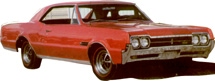 Highway 61 50353 OLDS 442 W30 1966 Miniatures 1:18