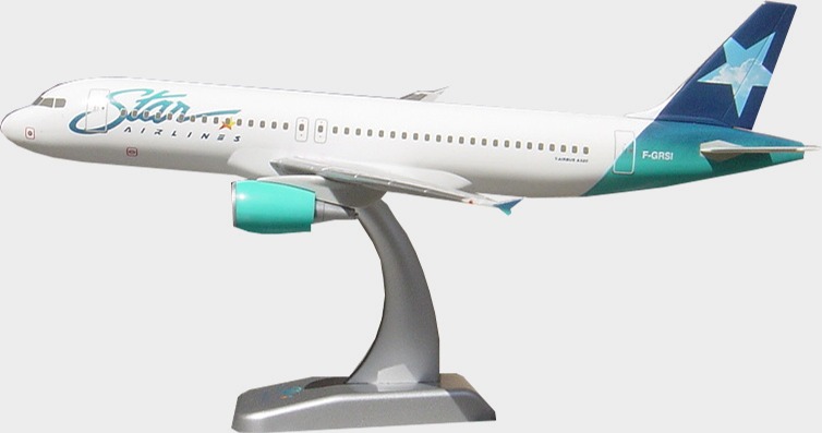 Hogan 2018 Star Airlines Airbus A320-200 Miniatures 1:200