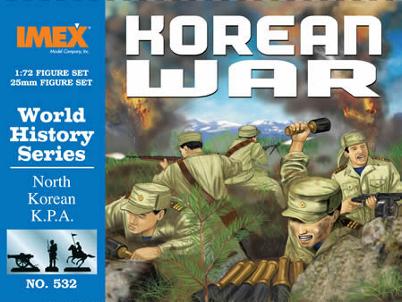 Imex 532 TROUPES NKA GUERRE COREE Plastic models 1:72