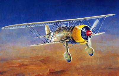 Italeri 1260 FIAT CR42 FALCO Plastic models 1:72