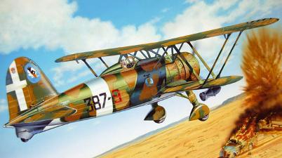 Italeri 1263 Fiat CR42 Plastic models 1:72