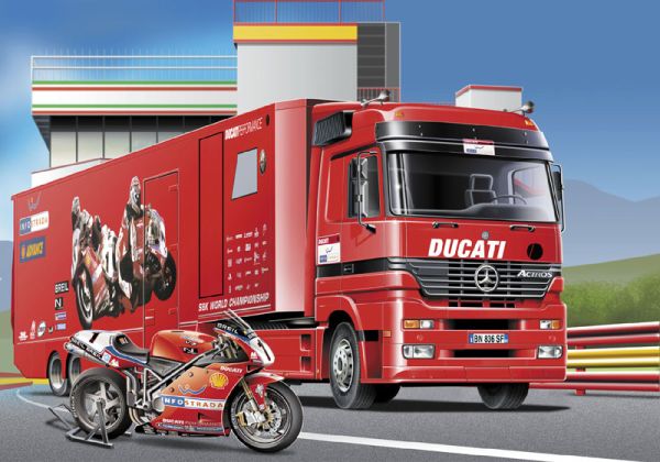 Italeri 3815 DUCATI RACING TEAM TRUCK Plastic models 1:24 Italeri 3815 DUCATI RACING TEAM TRUCK Plastic models 1:24