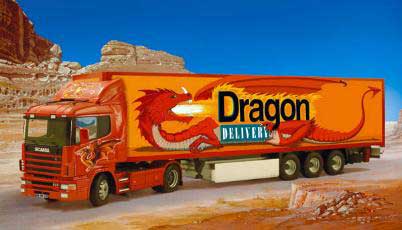 Italeri 3833 SCANIA 144L WITH DRAGON Maquettes 1:24 Italeri 3833 SCANIA 144L WITH DRAGON Maquettes 1:24
