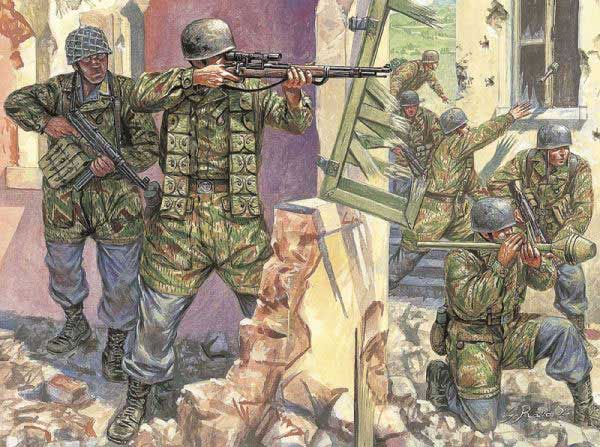 PARACHUTISTES ALLEMANDS
